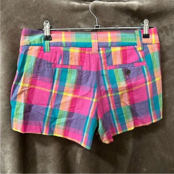 NWT J Crew Plaid Cotton Shorts - Picture 5 of 5